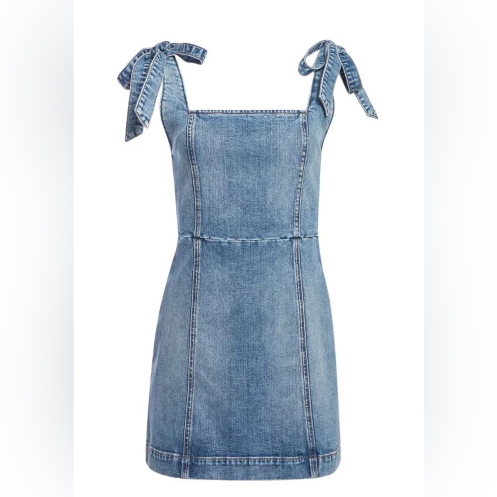 Maryann Tie Shoulder Mini Dress by Alice + Olivia Jeans 4